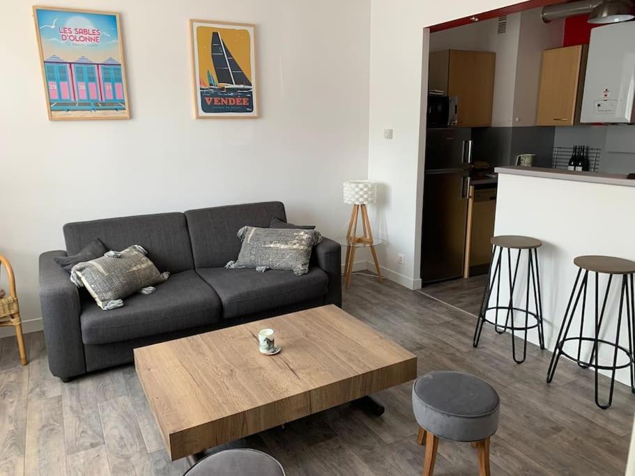 Les Sables D'Olonne, Les Presidents, Charmant Appartement Lumineux, Plage 150 M. Les Sables-dʼOlonne Exterior foto